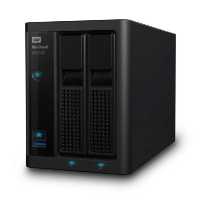 Western Digital My Cloud EX2100 8TB Network Attached Storage Device Western Digital My Cloud EX2100 8TB Network Attached Storage Device